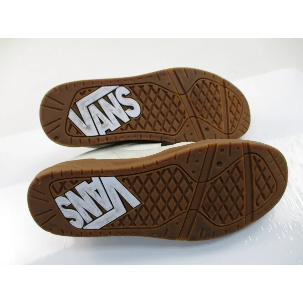 Vans Lowland CC Mens Size 9 Beige Gray Gum Sole Flying V Logo Skate Shoes - Picture 9 of 10
